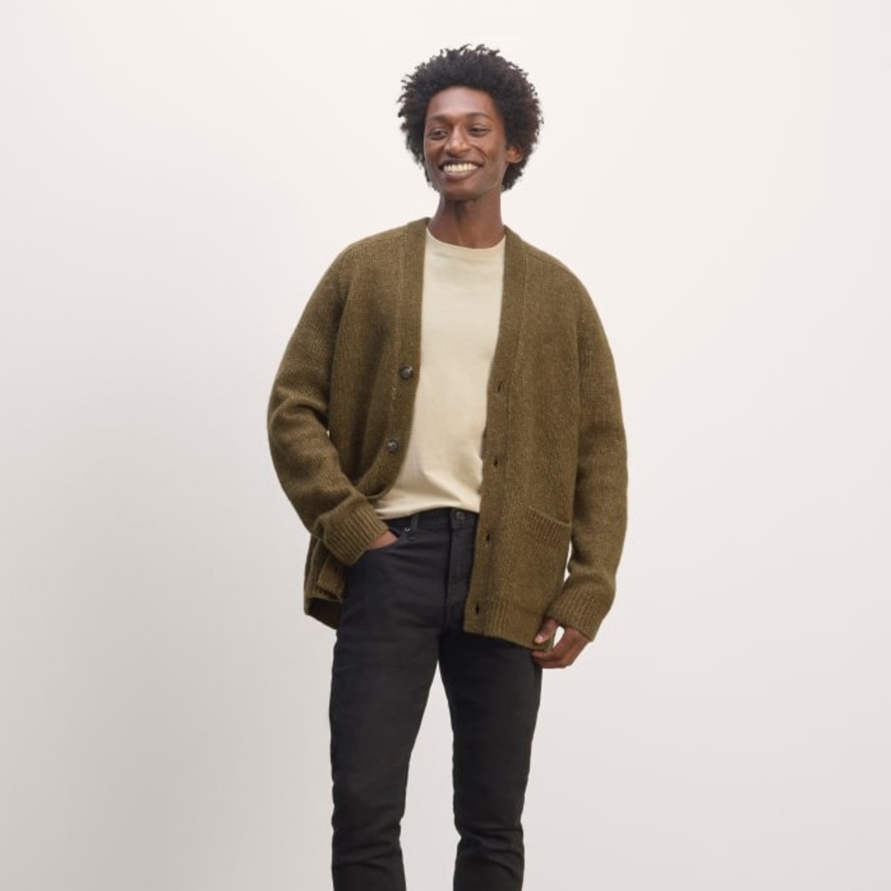 NWT EVERLANE THE CLOUD RELAXED CARDIGAN LARGE